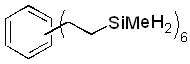 1,2,3,4,5,6-Hexakis(3-silabutyl)benzene 구조식, C24H54Si6