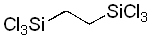 1,2-Bis(trichlorosilyl)ethane 구조식, CAS 2504-64-5, C2H4Cl6Si2