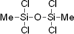 1,3-Dimethyltetrachlorodisiloxane 구조식, CAS 4617-27-0, C2H6Cl4OSi2
