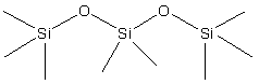 OCTAMETHYLTRISILOXANE 구조식, CAS 107-51-7, C8H24O2Si3