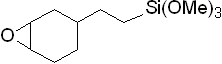 2-(3,4-Epoxycyclohexyl)ethyltrimethoxysilane 구조식, CAS 3388-04-3, C11H22O4Si