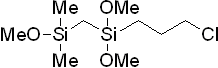 7-Chloro-2,4,4-trimethoxy--2-methyl-2,4-disilaheptane 구조식, C9H23ClO3Si2
