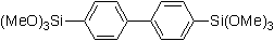 4,4’-Bis(trimethoxysilyl)biphenyl 구조식, C18H26O6Si2