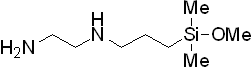 N-(2-aminoethyl)-3-aminopropyldimethyl methoxysilane 구조식, C8H22N2OSi