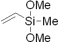 Vinylmethyldimethoxysilane 구조식, CAS 16753-62-1, C5H12O2Si