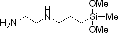 N-(2-aminoethyl)-3-aminopropylmethyl dimethoxysilane 구조식, CAS 3069-29-2, C8H22N2O2Si