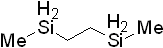 2,5-Disilahexane 구조식, CAS 4405-22-5, C4H14Si2