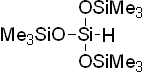 Tris(trimethylsiloxy)silane 구조식, CAS 1873-89-8, C9H28O3Si4