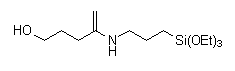 N-(3-TRIETHOXYSILYLPROPYL)-4-HYDROXYBUTYRAMIDE 구조식, CAS 156214-80-1, C13H29NO5Si