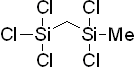 1,1,1,3,3-Pentachloro-1,3-disilabutane 구조식, CAS 18105-27-6, C2H5Cl5Si2
