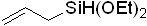 Allyldiethoxysilane 구조식, C7H16O2Si
