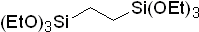 1,2-Bis(triethoxysilyl)ethane 구조식, CAS 16068-37-4, C14H34O6Si2