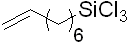 7-Octenyltrichlorosilane 구조식, CAS 52217-52-4, C8H15Cl3Si