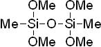 1,3-Dimethyltetramethoxydisiloxane 구조식, CAS 18186-97-5, C6H18O5Si2