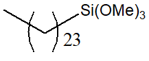 Tetracosyltrimethoxysilane 구조식, CAS 117490-25-2, C27H58O3Si